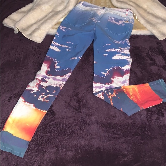 Anthropologie Denim - Minnie Rose Sunset sunrise Skinny jeans RARE